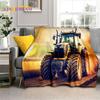 Retro Tractor Car 3D Truck Soft Flannel Blanket for Beds Bedroom Sofa Picnic ,Throw Blanket for Cover Outdoors Leisure Gift