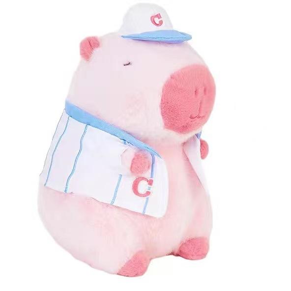 

Pink Capybara Capybara Plush Toy Ugly Cute Gift Internet Celebrity Doll Doll Capybara Jun Pillow 25cm