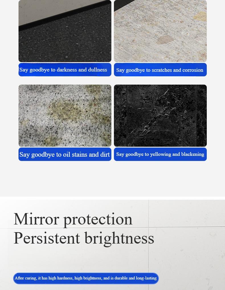 Marble Nano Crystal-Plating Agent Nanometer Crystal Plating Agent Wood Furniture Marble Scratch Repair Refurbishment Waterproof