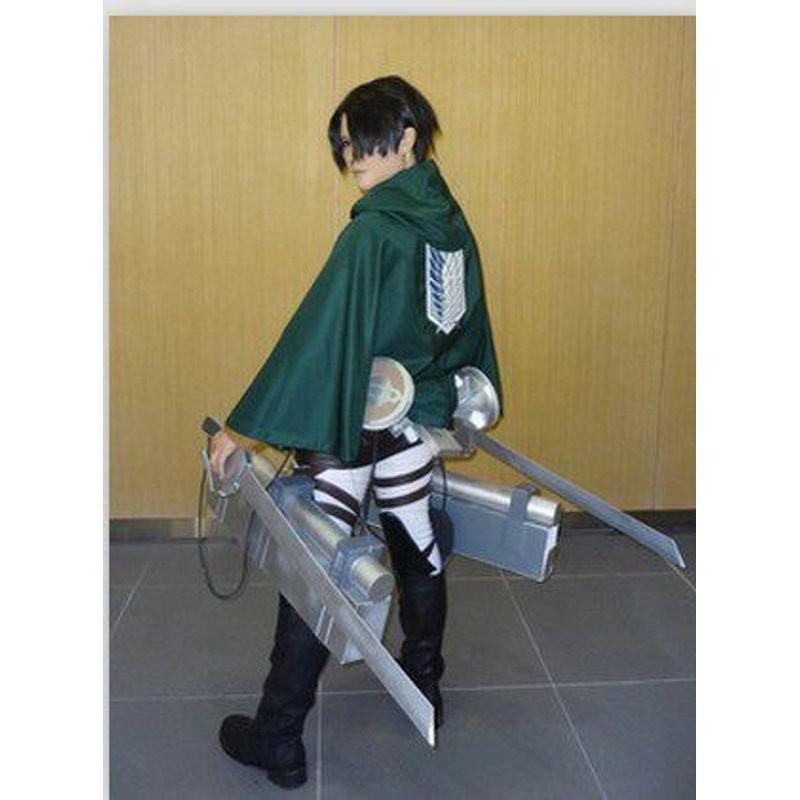 Halloween Attack On Titan Survey Corps Freedom Wing Commander Cloak Cape Cosplay Anime Costume