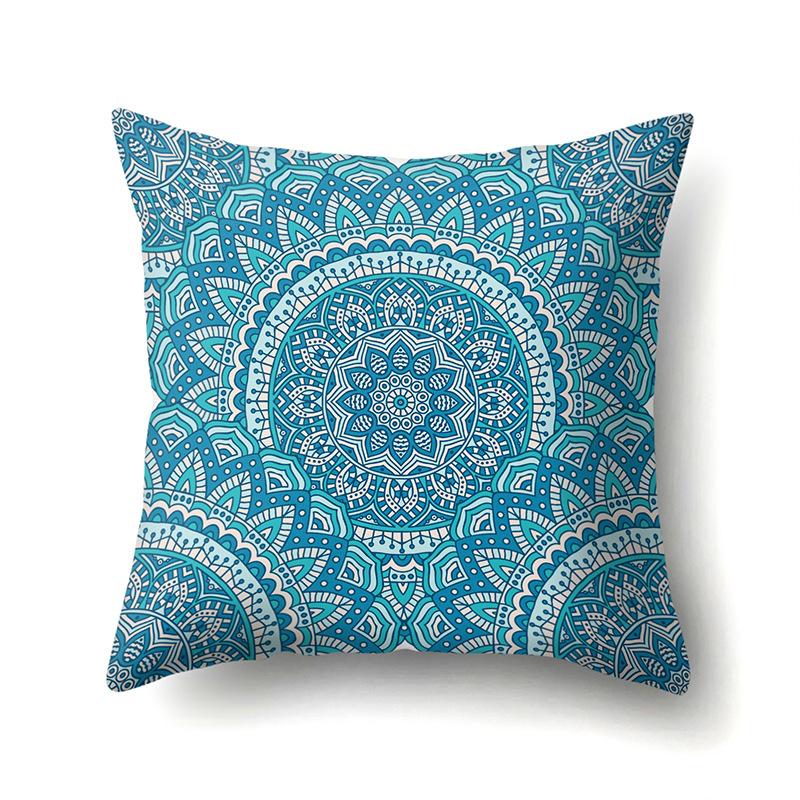 Retro Nostalgic Bohemian Ethnic Style Polyester Pillowcase Car Decoration Home Printed Pillowcase