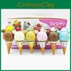 Rilakkuma Ice Cream Action Figure Model Pvc 6piece Set Decor Collectible Gift
