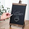 Vintage Small Blackboard Bar Counter Message Board Desktop Decoration Wooden Blackboard Stall Hand-Painted Sign Message Board
