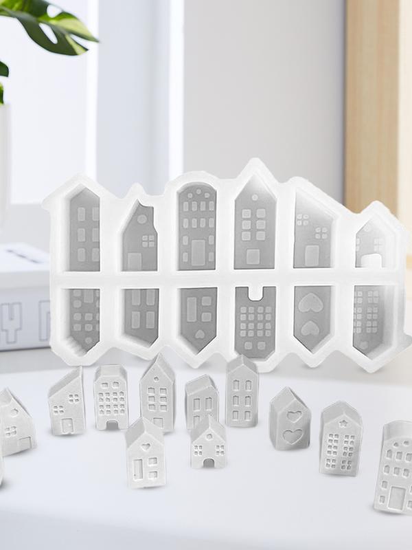 Domácí svícen Silikonová forma Sádrové formy na odlévání svíček Pryskyřičný svícen Řemeslné odlévací formy Domácí dekorace Řemesla Dárky