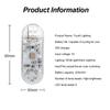 LED Car Mini Touch Light USB Charging Portable Auto Roof Ceiling Reading Night  Lamp Wireless Car Decoration Ambinet Light