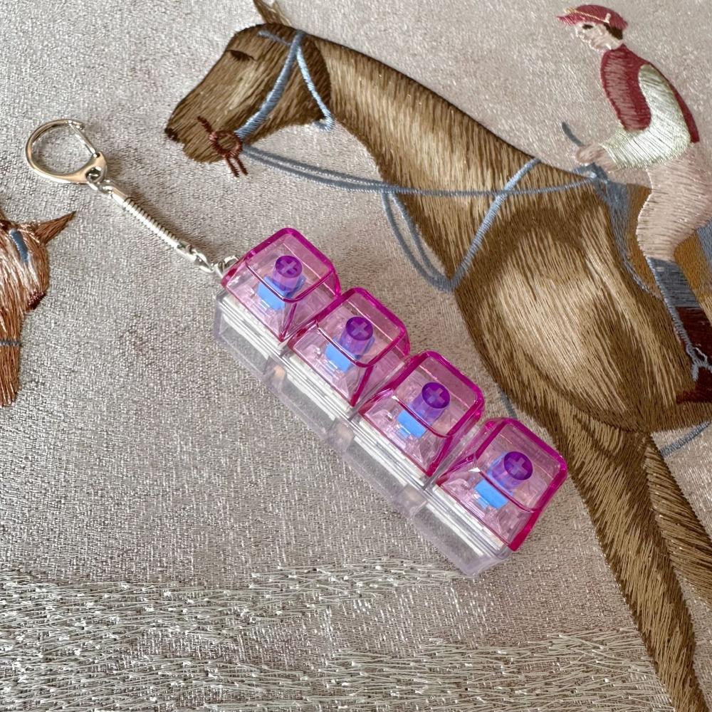 New 3/4/9 Keys Finger Keyboard Keycap Key Button Decompression Toy Gadget Pass The Time Pinch Toy Adult