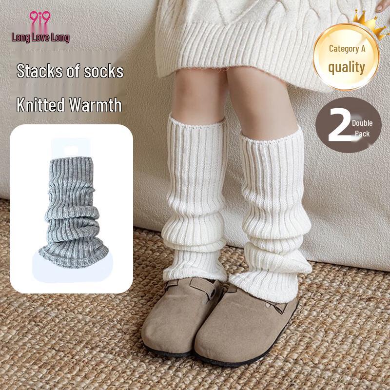 Kids  Knit Slouch Socks 35