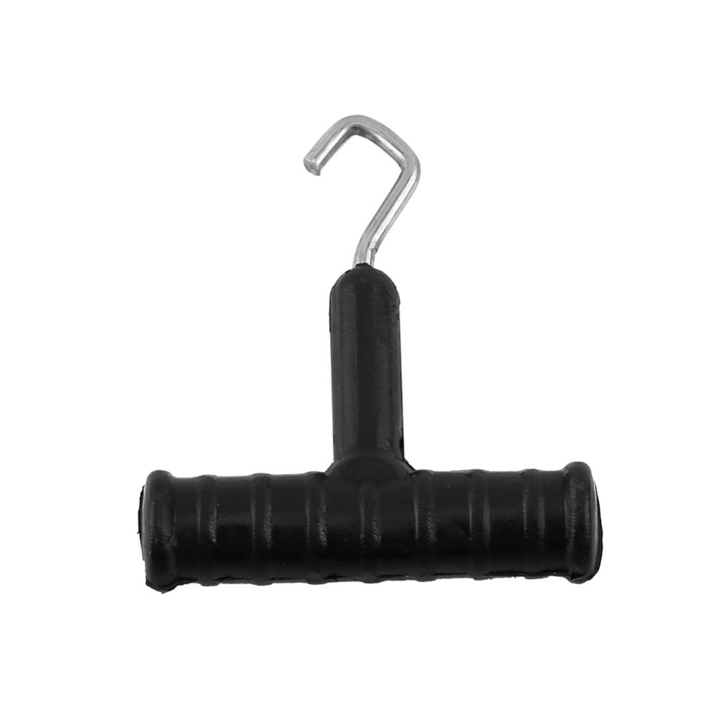 

10 Pcs ABS Fishing Knot Puller T Shape Handle Rig Puller Knot Tools Outdoor Fishing чорний