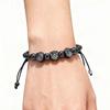 Vintage Copper Bead Inlaid Zircon High-End Bracelet Design Sense Hexagonal Adjustable Braided Bracelet