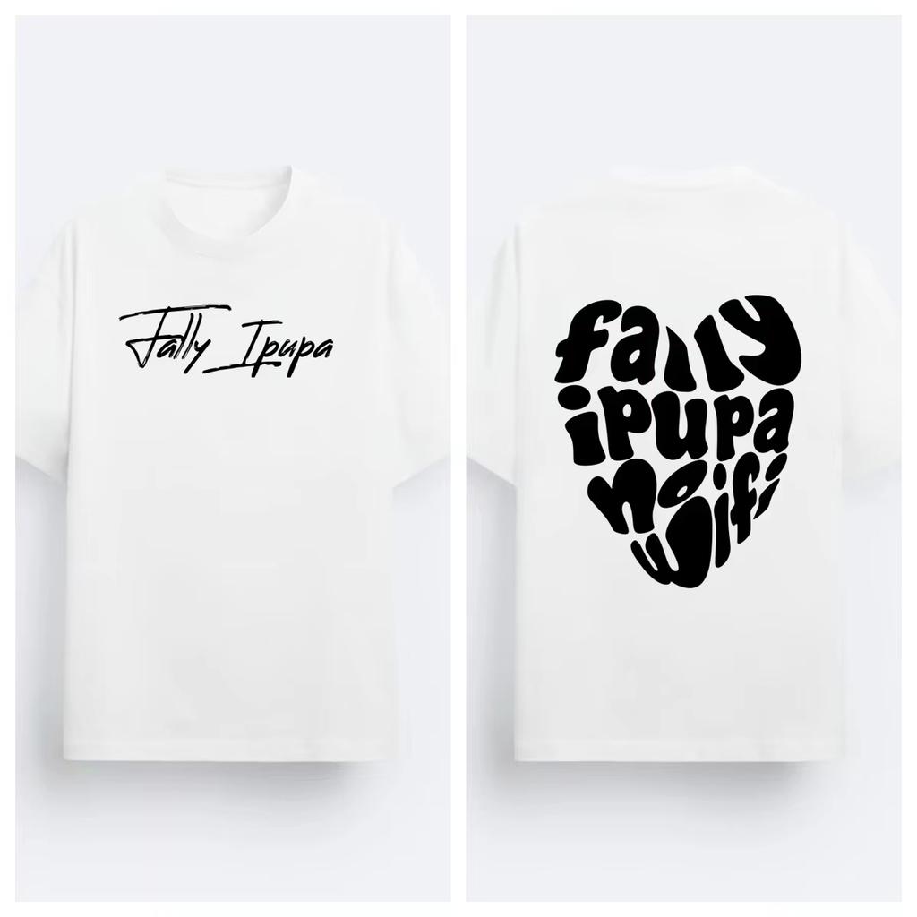 Fallly Ipupa Na Wifi Printed T-shirt Men and Women Summer Cotton Y2K Clothing Short Sleeved Tops