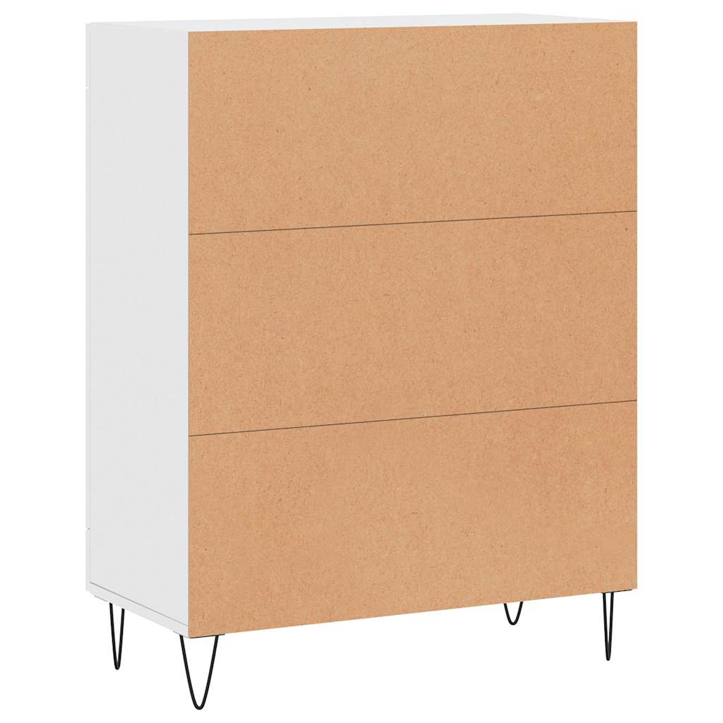 Sideboard in White 69.5 x 34 x 90 cm Engineered Wood