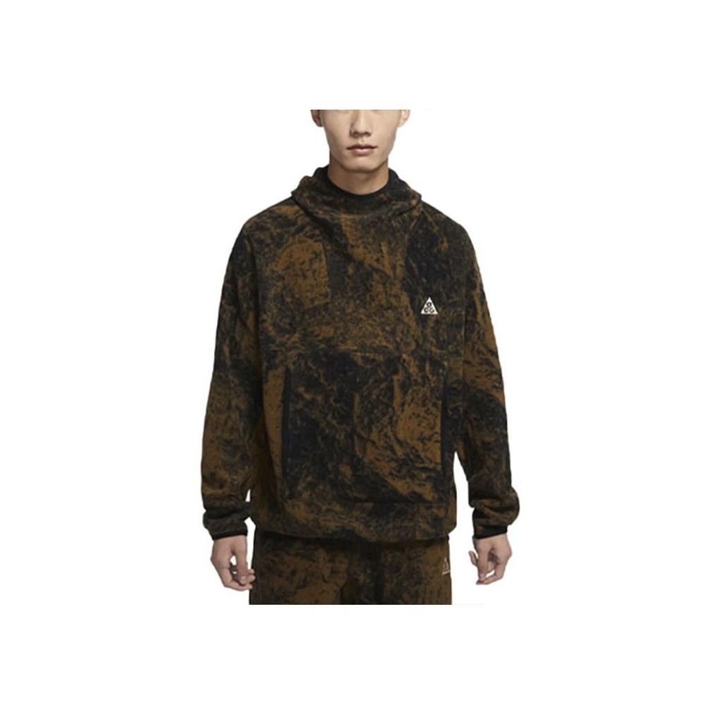Nike ACG Therma-FIT Wolf Tree Fleece Printed Sports Hoodie Men Tops Brown DM4327-242