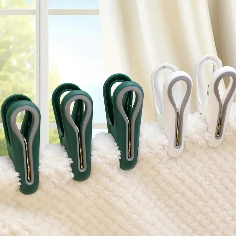 Strong Traceless Clothes Drying Clips -  Windproof & Anti-Slip Design for All Fabrics, No Mark, Duty Hold for Indoor/Outdoor Use