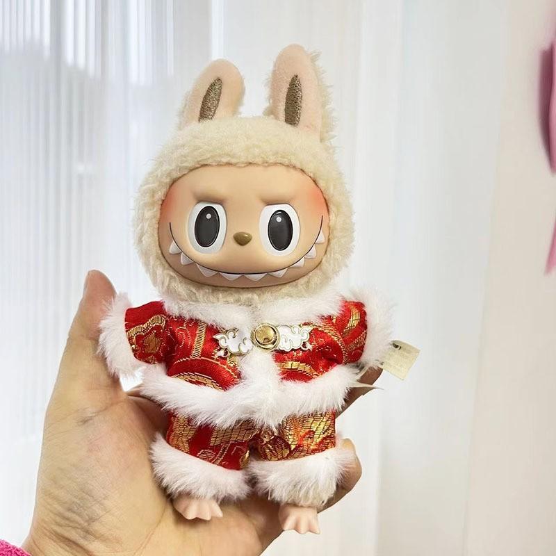 The First, Second and Third Generations of Christmas Baby Clothes Wear 17cm Pendants, and The Clothes Sit with Colored Beads Christmas Set.