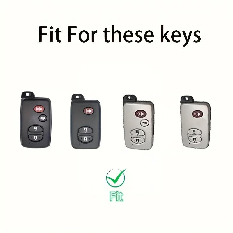 4 Button Black Warrior Style Car Key Case For Toyota Prius 30 Alpha Aqua Land Cruiser Auris For Lexus Lc 200 Key Holder
