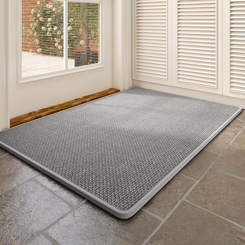 

Легкий роскошный усовершенствованный дверной коврик, коврик для двери, напольный коврик для входной двери, грязеотталкивающий нескользящий коврик для прихожей 50x80cm