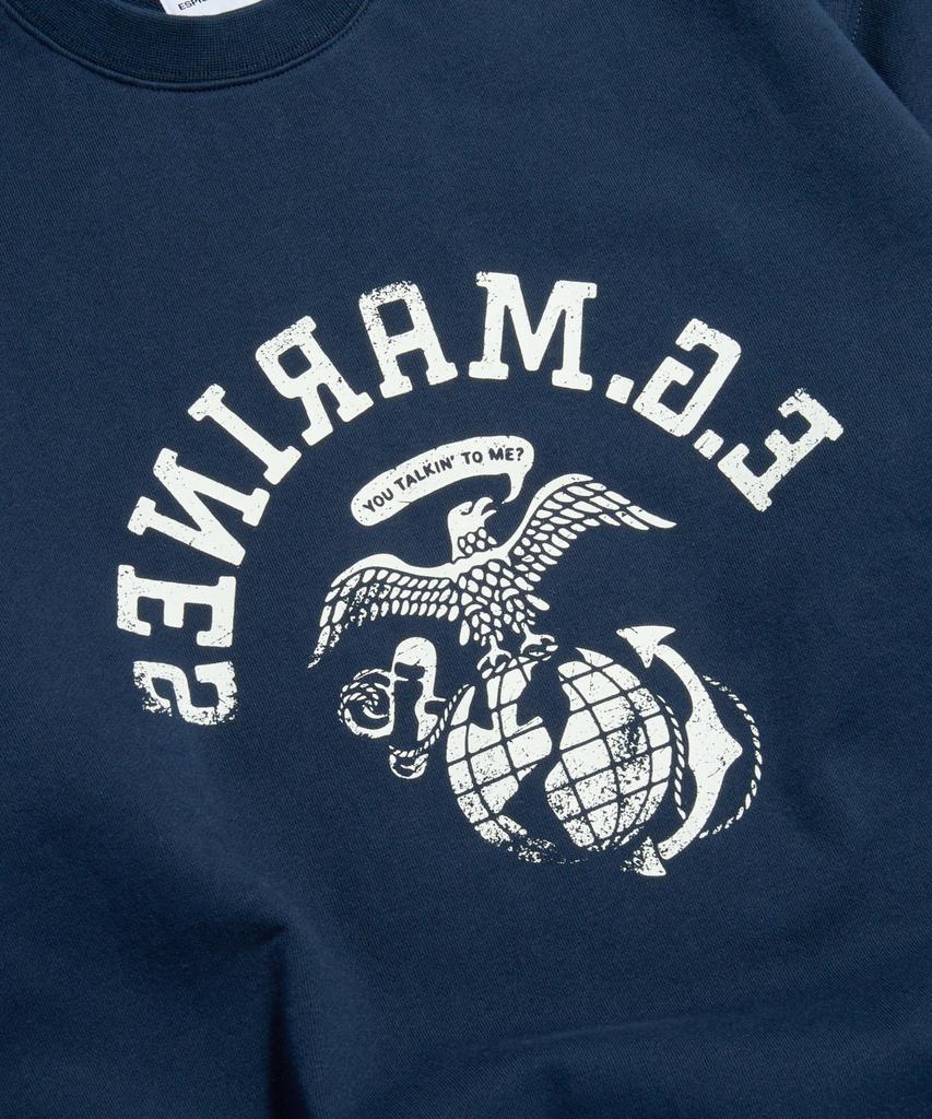 ESPIONAGE Travis Marines Heavyweight Sweatshirt Navy