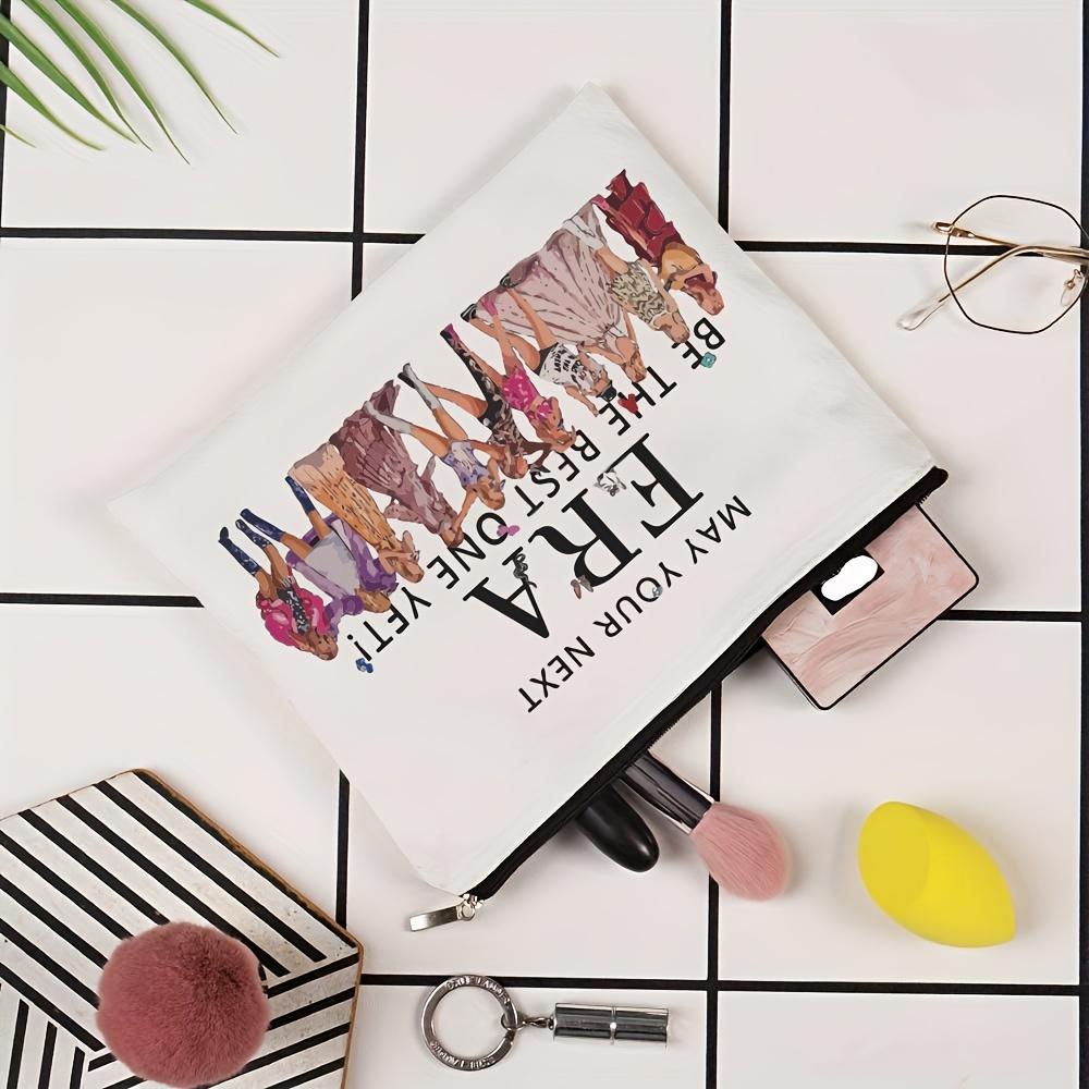 

Забавная косметичка на молнии, косметичка из холста, косметичка для путешествий, многофункциональный несессер для туалетных принадлежностей, подарки для друзей Style-A