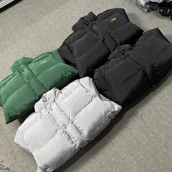 American Trend Demon Island Embroidered Cotton Puffer Jacket - Unisex Casual High Street Style