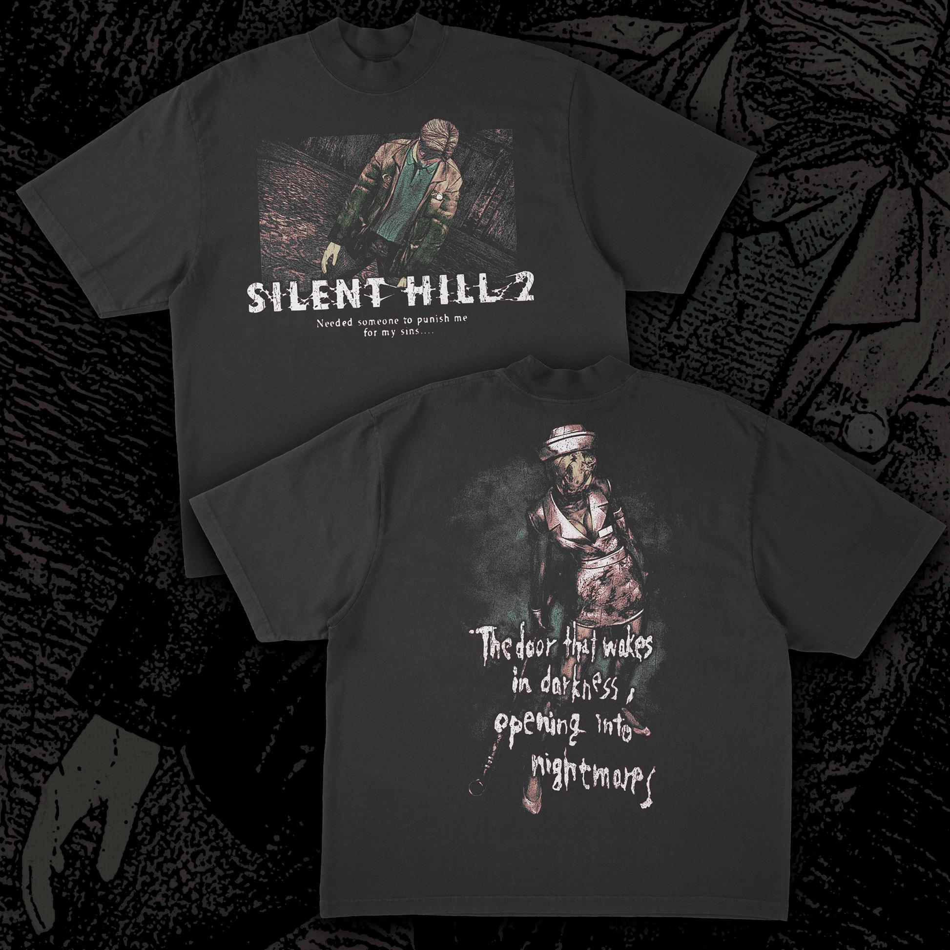 

2025 Новые футболки Silent Hill 2 Хлопок Высокое качество одежды Повседневные футболки с коротким рукавом и круглым вырезом Взрослые футболки оверсайз 2XL