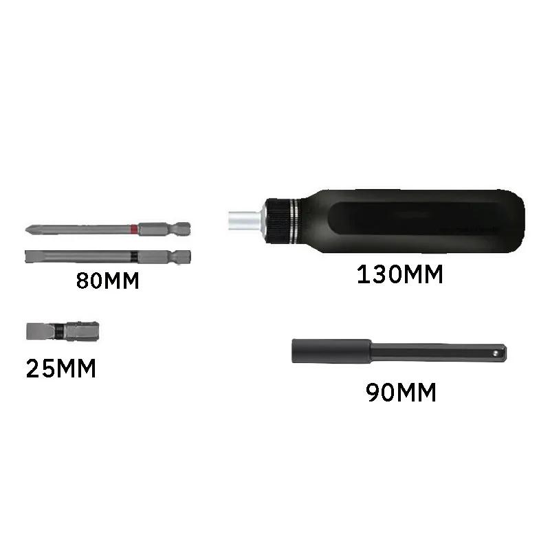 9 IN 1 Schraubendrehersatz Demontagewerkzeug CRV Stahl Kompakt Mehrwinkel Professioneller Schraubendrehersatz