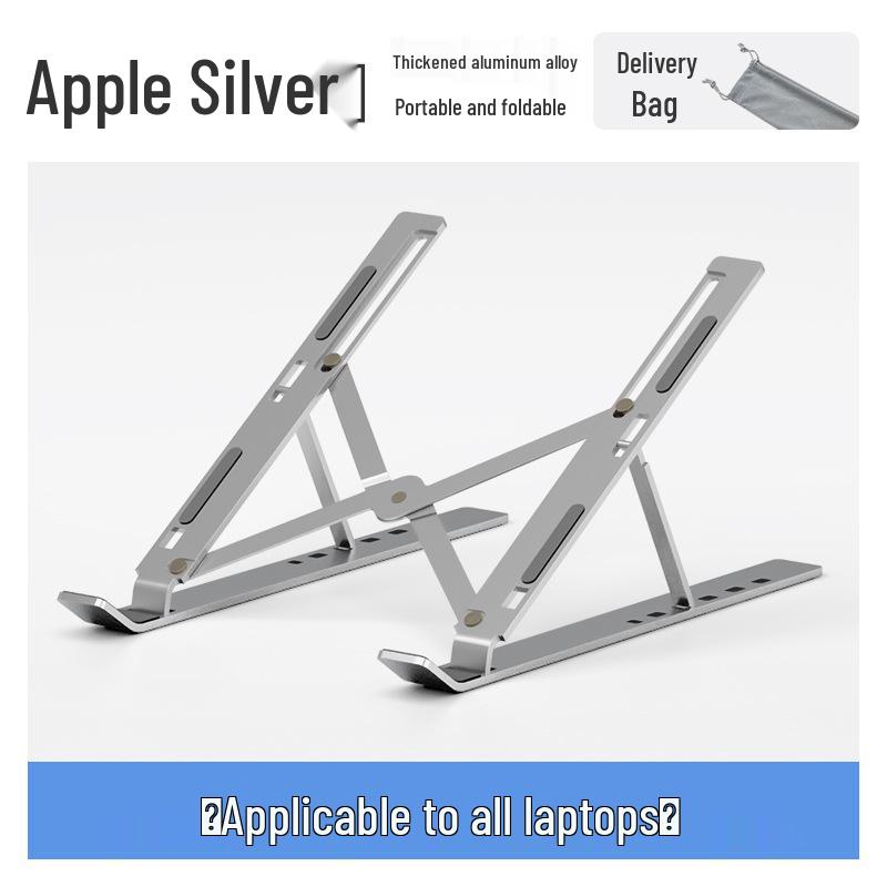 N3 Aluminum Laptop Stand - Double Layer Adjustable Folding Desk