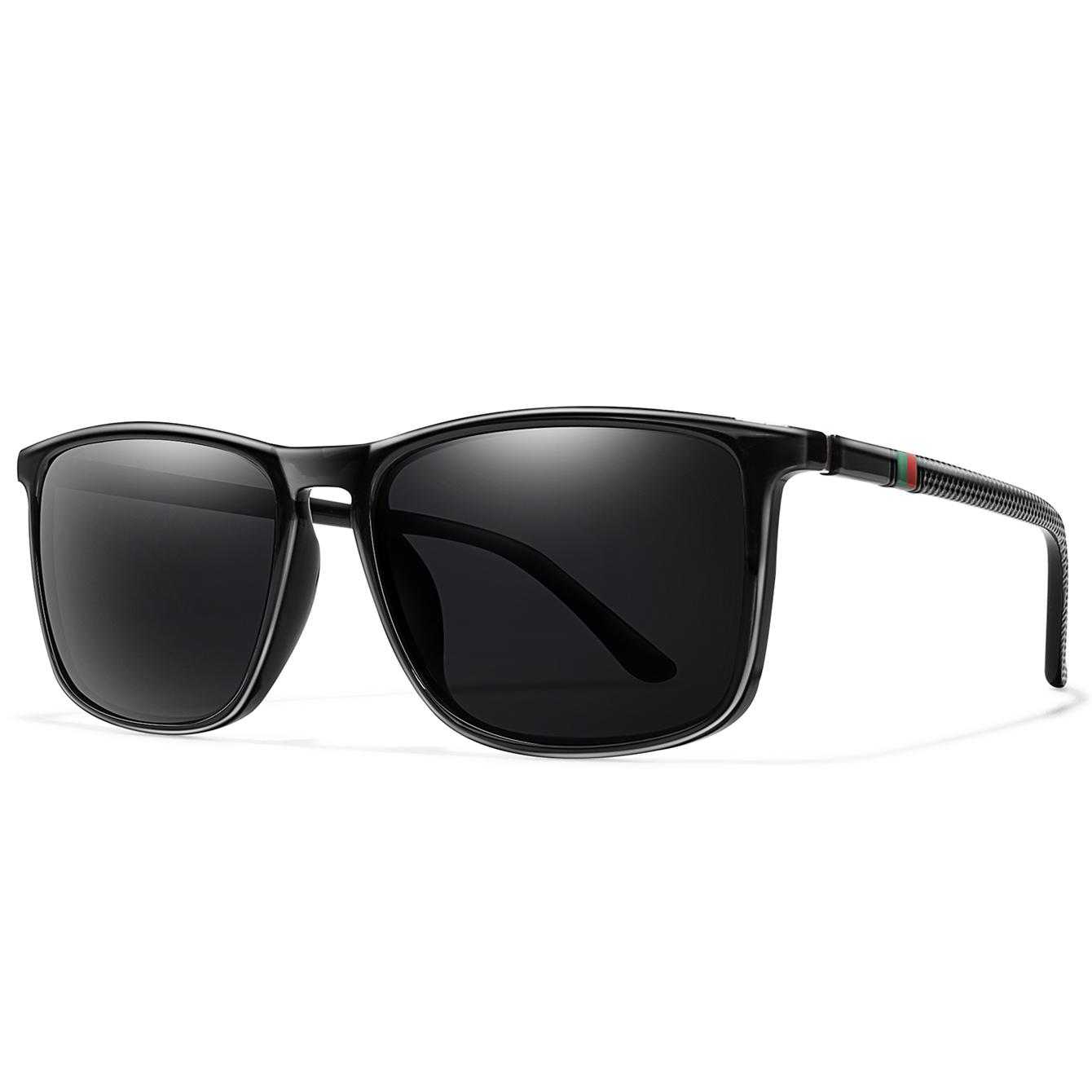 

Поляризованные квадратные солнцезащитные очки с цветными линзами для вождения, пешего туризма, езды на велосипеде и бега, солнцезащитные очки UV400 для мужчин и женщин, классические очки