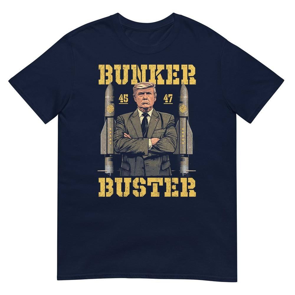 Funny Trump Bunker Buster Tshirt S