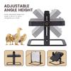 Electric Chick Brooder Heating Plate Adjustable Height Chick Cage Heater Chicken Warmer for Hen Ducklings Supplies EU Plug