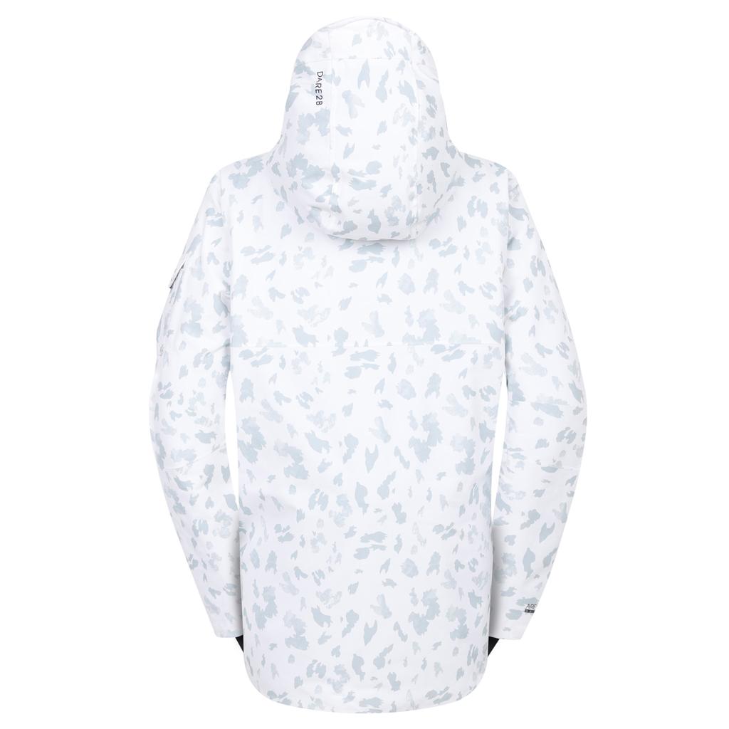Damen/Damen Überkopf-Skijacke mit Ausziehbarem Dash-Print