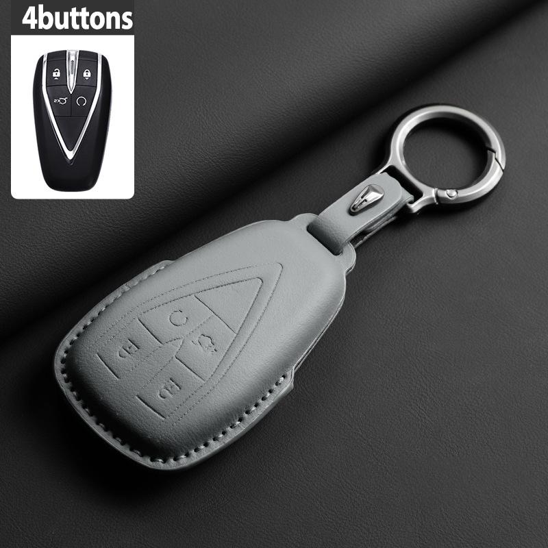 

Leather Keychain For Changan Unit CS35 Plus CS55 CS75 CS75 Plus UNI-V Oshan Z6 X5 X7 Plus Protector Key Caps Holder