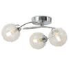 Ceiling Light - vidaXL - 3 G9 Bulbs - 120W - Metal - Modern