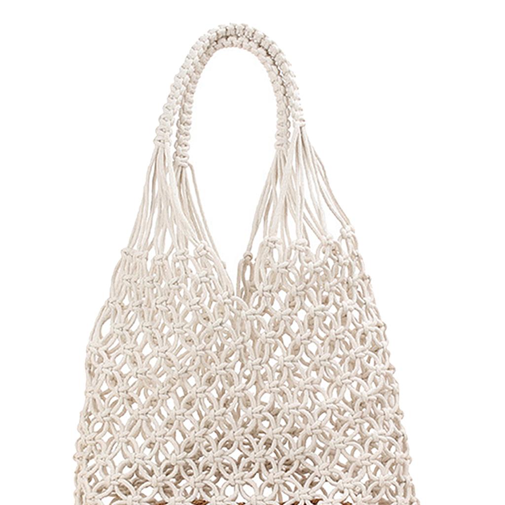 Straw Bag Clutch Knitting Tote for Women