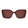 Dior Full Frame Design Metal Acetate Square Sunglasses Unisex sunglasses Red 30MONTAIGNE-S13I-37D0