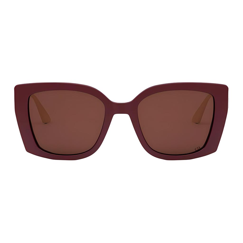 Dior Full Frame Design Metal Acetate Square Sunglasses Unisex sunglasses Red 30MONTAIGNE-S13I-37D0