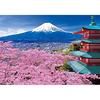 Adult jigsaw puzzle 300 pieces Mount Fuji landscape artistic home display relaxing hobby family enjoyment