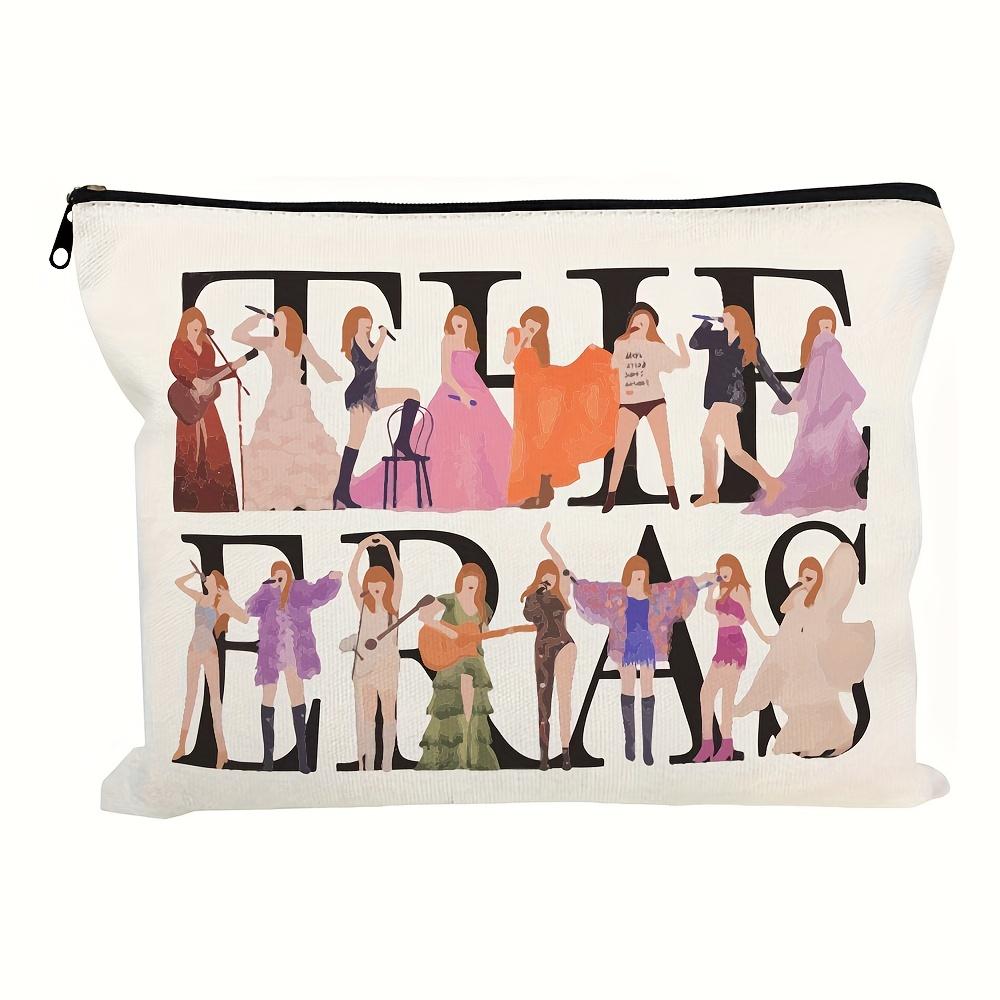 

Vibrant Music-Themed Cosmetic Bag - Spacious Travel Makeup Organizer with Coin Purse, Lightweight, Versatile, and Cute Style-A