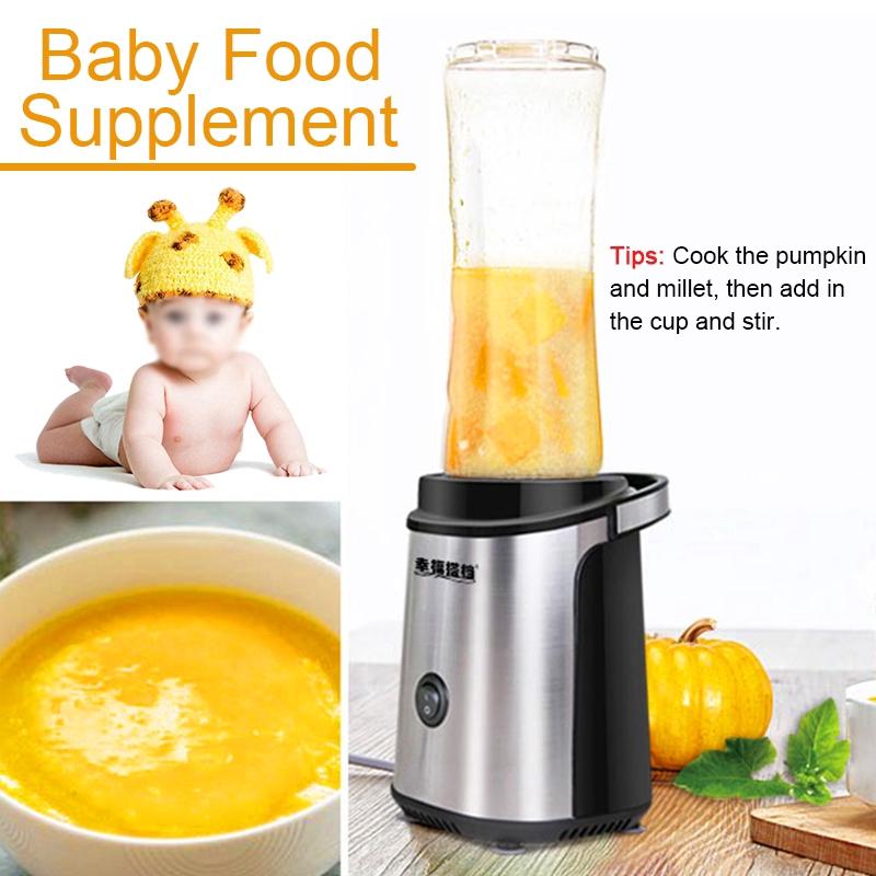 600ml Fruit Vegetables Blenders Cup 250W Cooking Machine Portable Electric Juicer Mixer Kitchen Food Processor AC220V