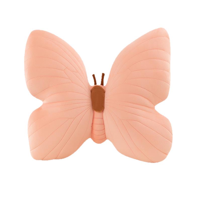 Butterfly Hug Pillow Plush Toy: Girlish Heart Backrest Cushion for Home or Office