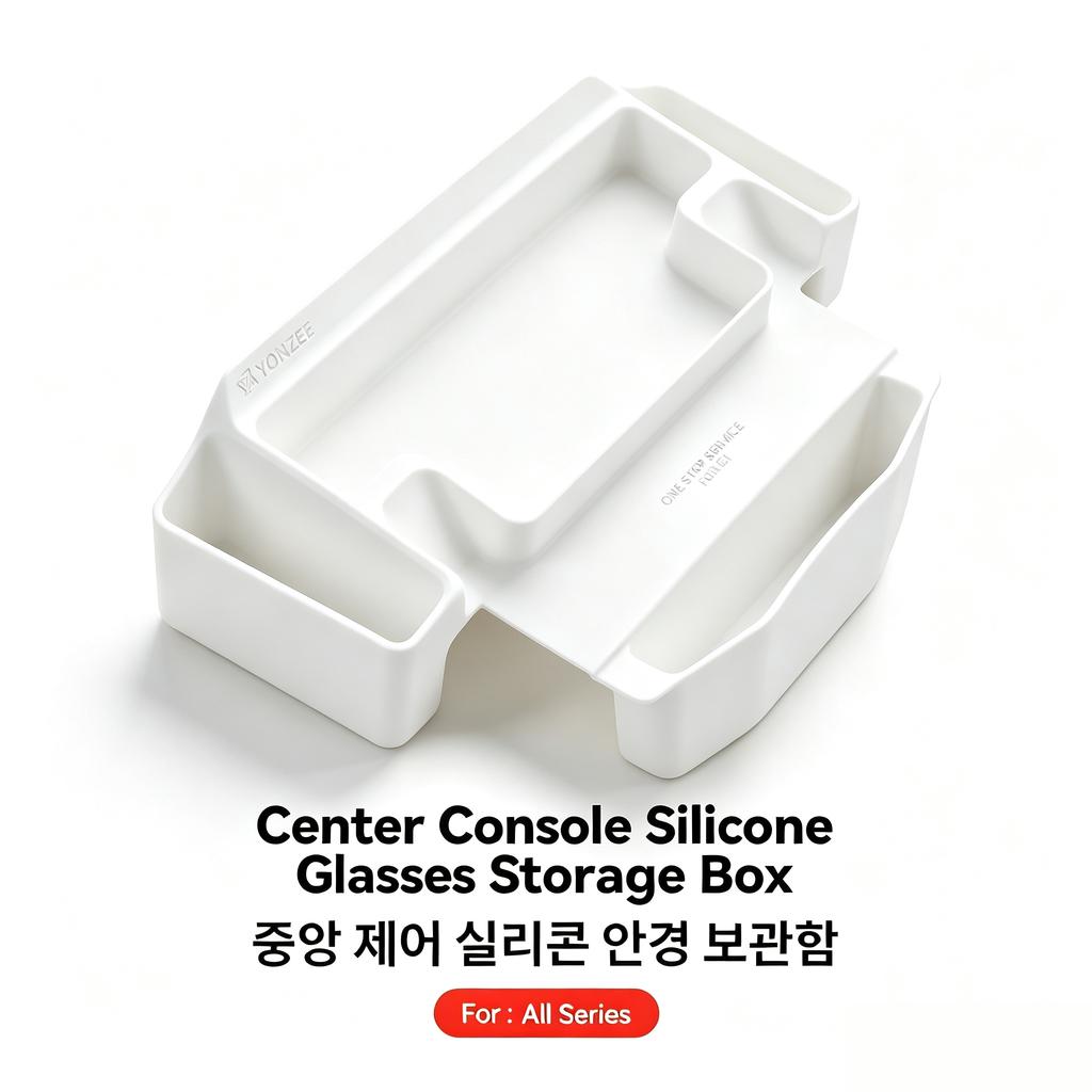 YZ Center Console Armrest Storage Box For Tesla Model 3 Y YL Glasses Tray Organizer Car Interior Accessories Support Car Glasses