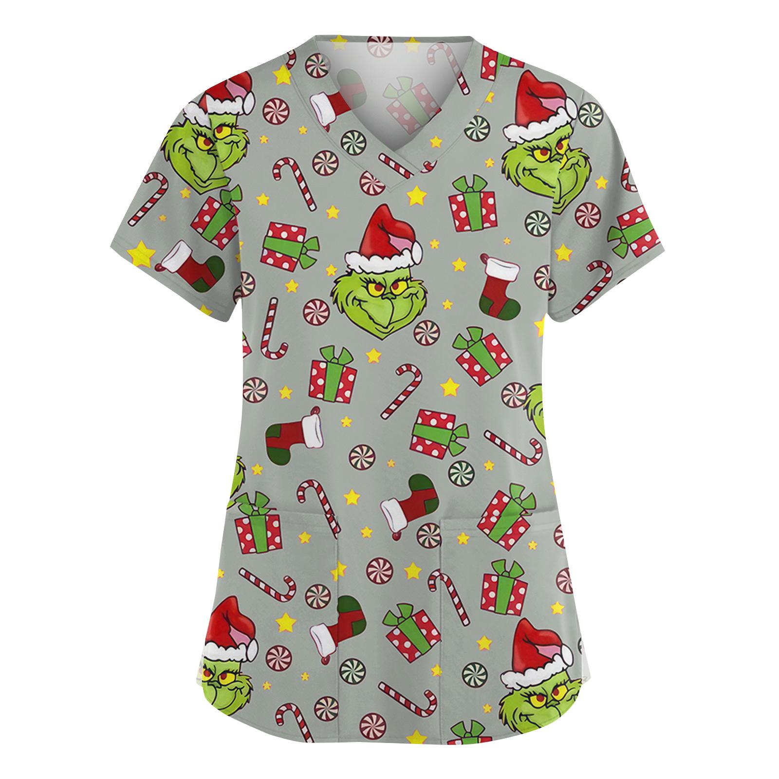 

Женская мода V-образный вырез короткий рукав комбинезон с карманами принт топы одежда XXL