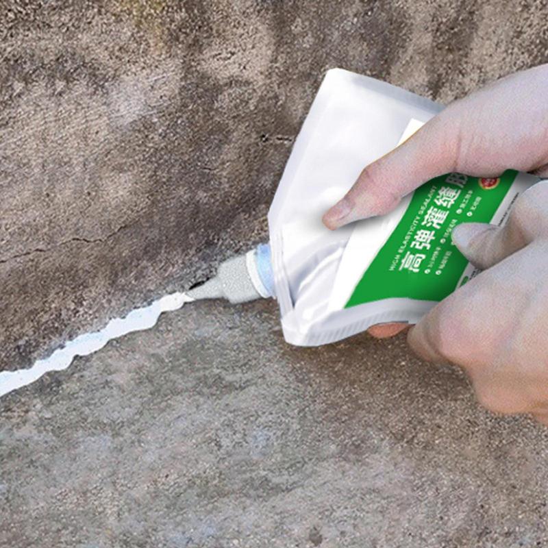 Betonversiegelung 500g Beton Wasserdicht Reparatur Dichtmittel Schnelltrocknende Dichtungsmasse Wetterbeständiger Betonfüller für Fliesen