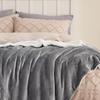 Double-Sided Plush Flannel Fleece Blanket - Ultra-Fine, All-Season Throw for Bed, Sofa, Travel, or Camping