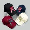 Year Of The Snake Limited Embroidery Butterfly Snake Baseball Cap Men'S And Women'S Shade Versatile Personality Guochao Cap