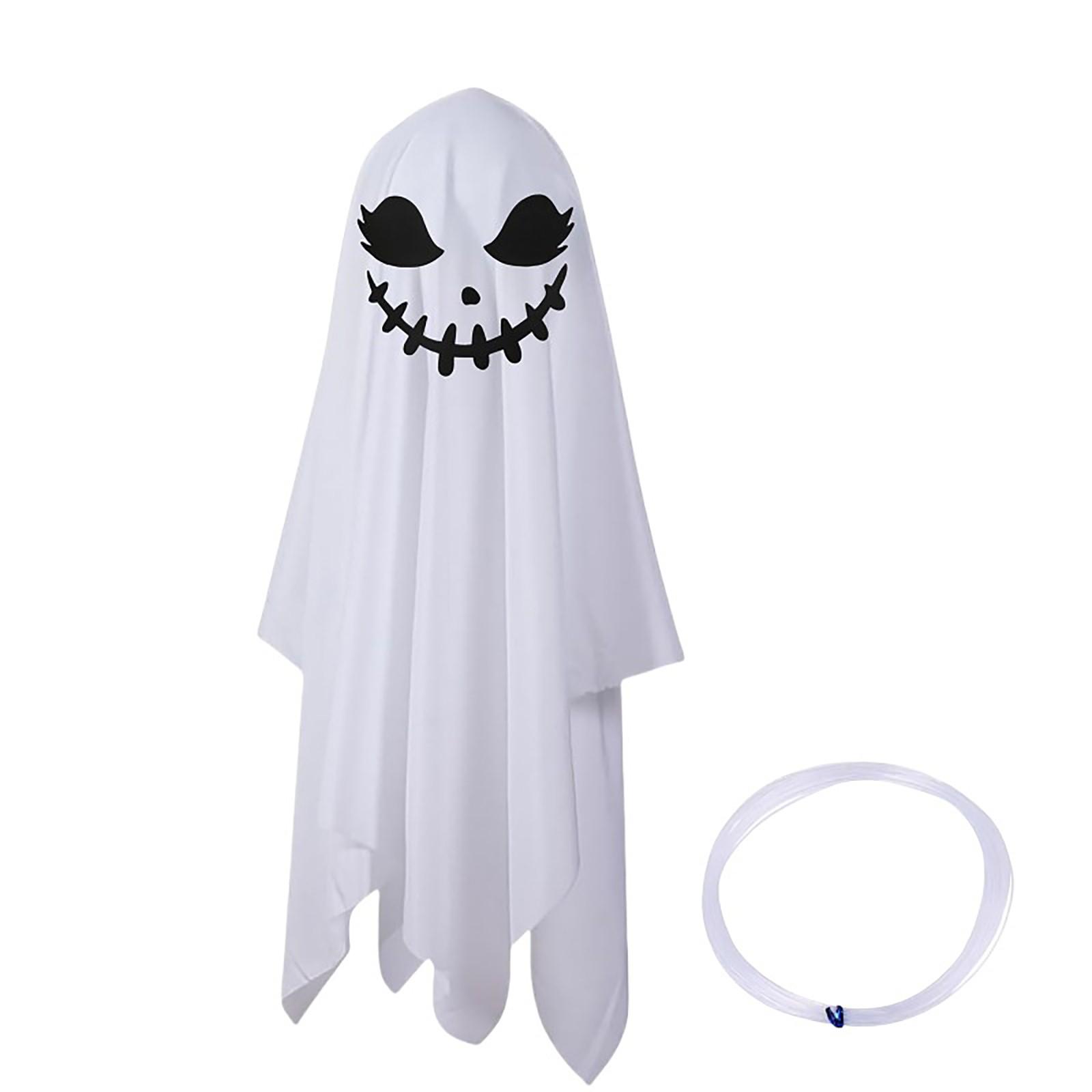 

Хэллоуин Подвесное Украшение – Тканевый Призрак Реквизит Для Уличного Крыльца, Двора И Вечеринки Декор One Size