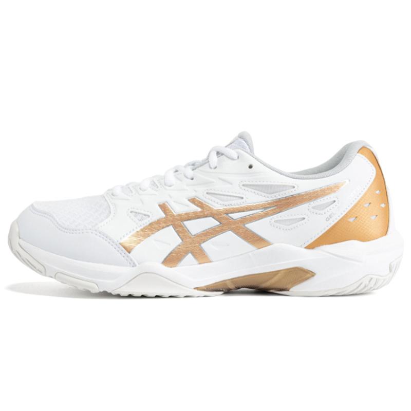 

ASICS Gel Rocket 11 White Gold Sneakers 1071A106-100 46