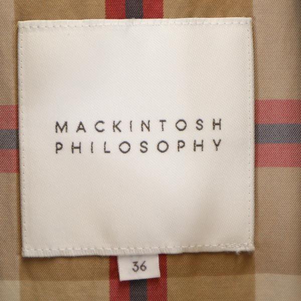 MACKINTOSH PHILOSOPHY Trench Coat 36 Navy System Women Used