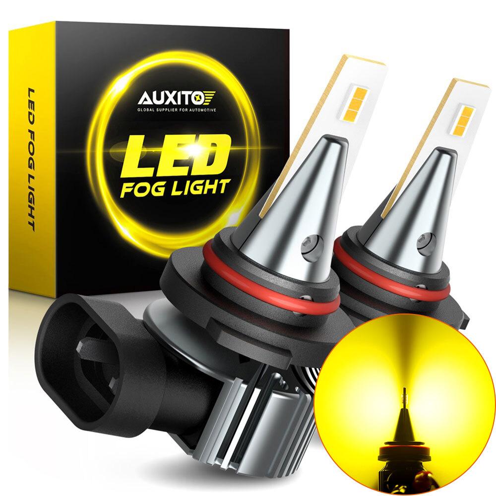9145 9140 H10 LED Fog Light Bulbs 100W 4000LM 3000K Yellow Conversion Kit