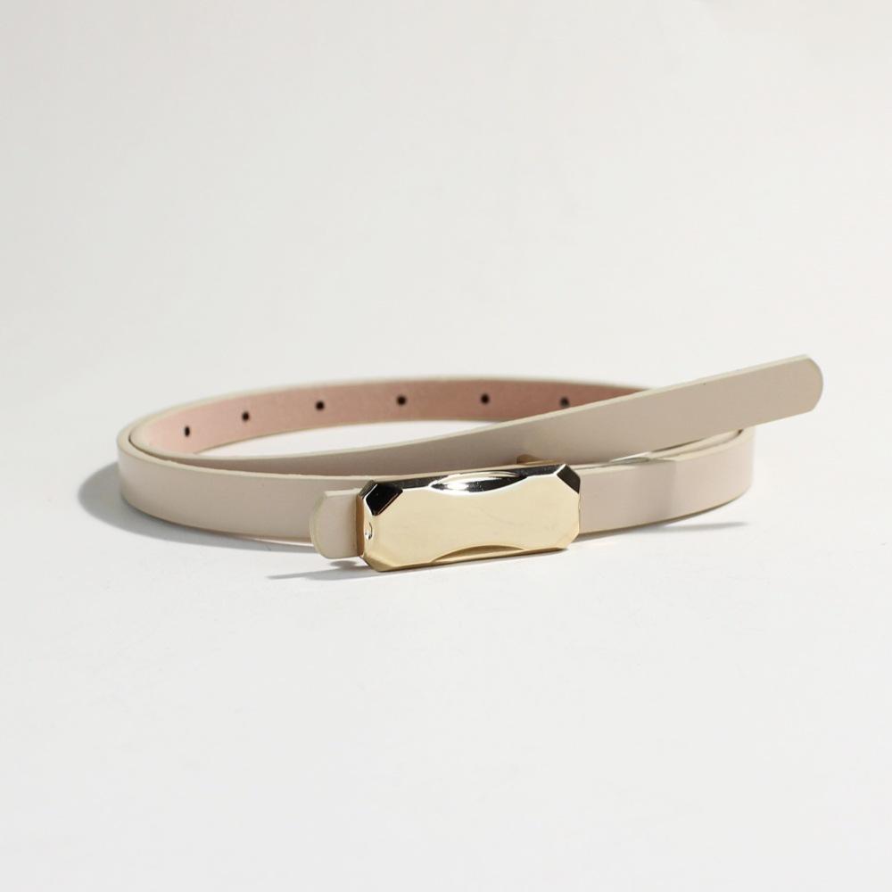 

Женский ремень, тонкий ремень цвета конфет, женский декоративный простой золотой ремень с застежкой на пуговицу для платья, женский 105cm long