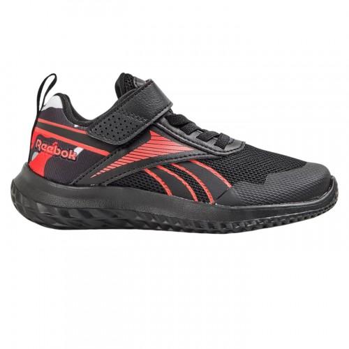 Reebok Ragazzo Nero Scarpe Da Ginnastica Rush Runner 5 Con Lacci Elastici Per Bambini Cm